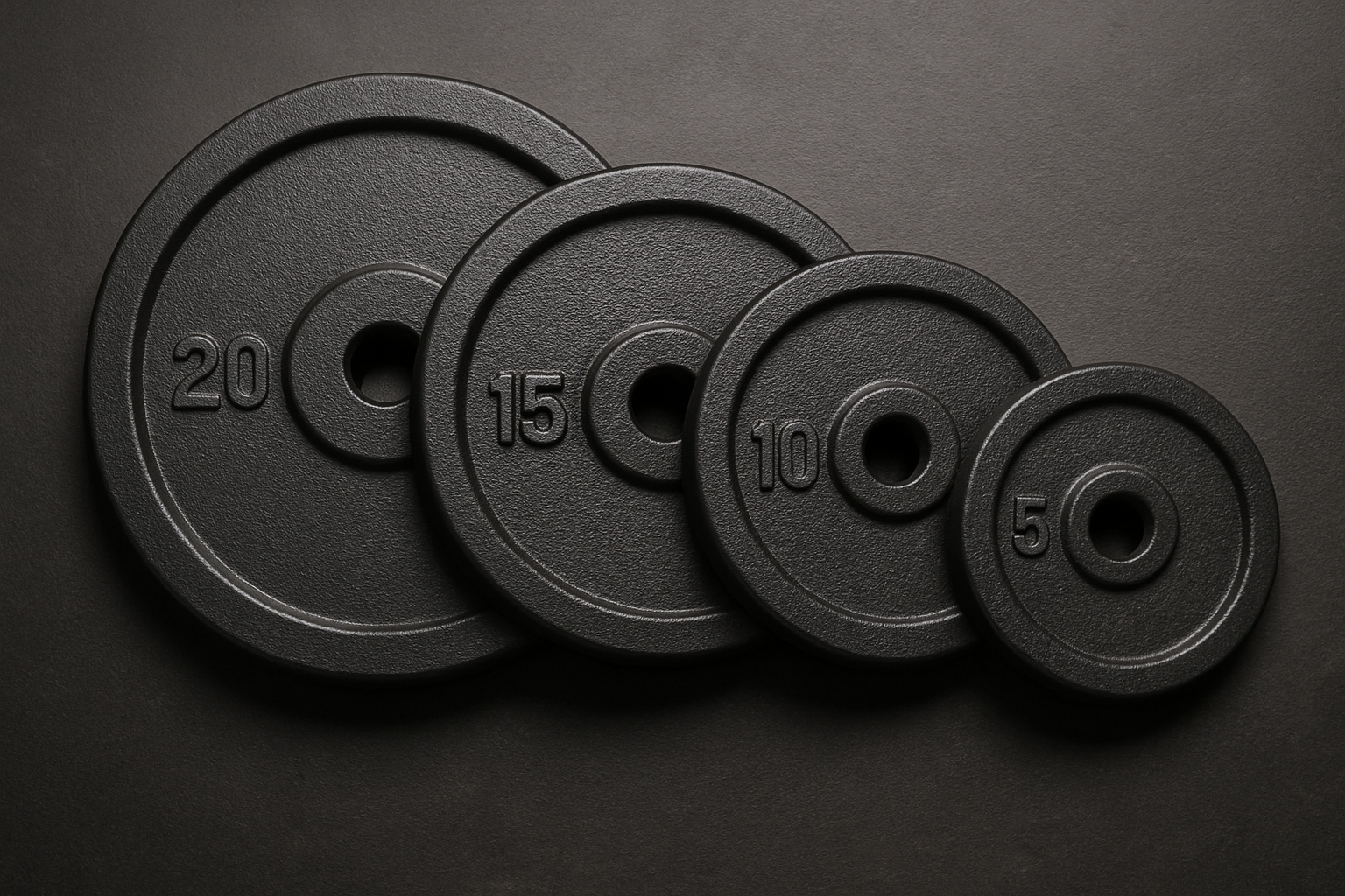 Placas de Peso — Set 20/15/10/5 kg